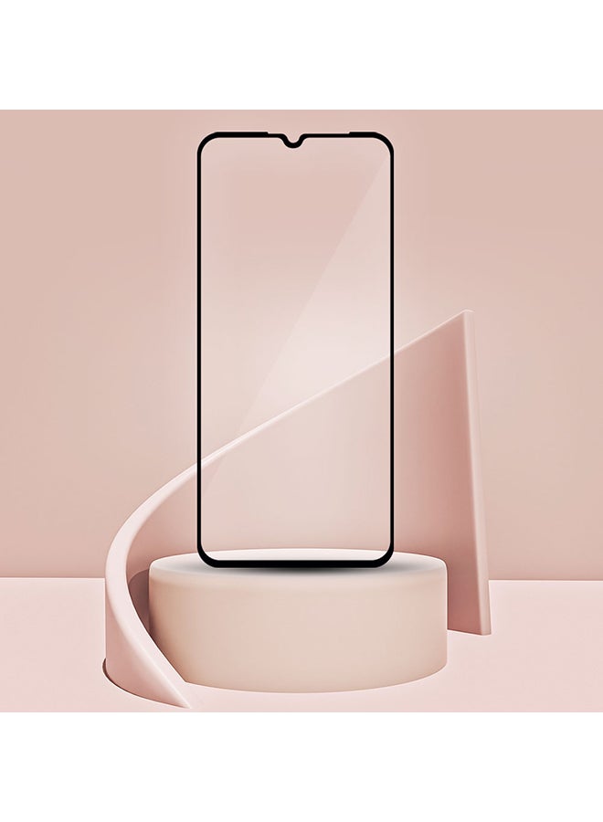 MARGOUN Vivo Y15s Screen Protector Tempered Glass Full Glue Back Black Side - Image 3