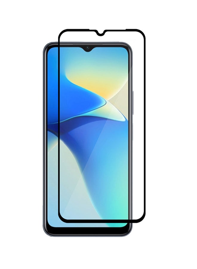 MARGOUN Vivo Y33e Screen Protector Tempered Glass Full Glue Back Black Side - Image 2