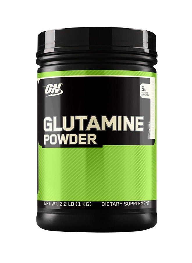 Optimum Nutrition Glutamine Muscle Recovery Powder - Unflavoured, 1 KG(2.2 LB)  - Image 1