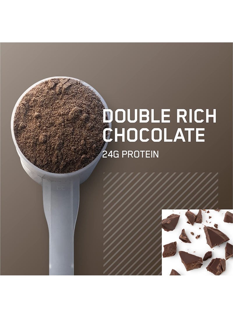 Gold Standard 100% Whey Protein Powder Primary Source Isolate, 24 Grams of Protein for Muscle Support and Recovery - Double Rich Chocolate, 5 Lbs, 74 Servings (2.27 KG) - v1688969723/N53418688A_3