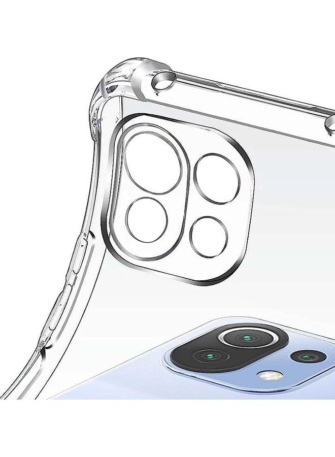 MARGOUN Xiaomi Mi 11 Lite 5G Case Cover Clear Protective TPU Four Corners Cover Transparent Soft Case Clear - Image 3