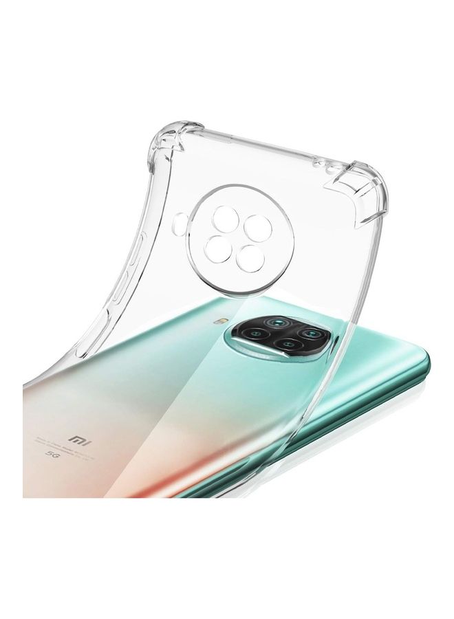 مارجون جراب شفاف واقٍ من مادة TPU بأربع زوايا لهاتف Xiaomi Mi 10i 5G، جراب شفاف ناعم - Image 3