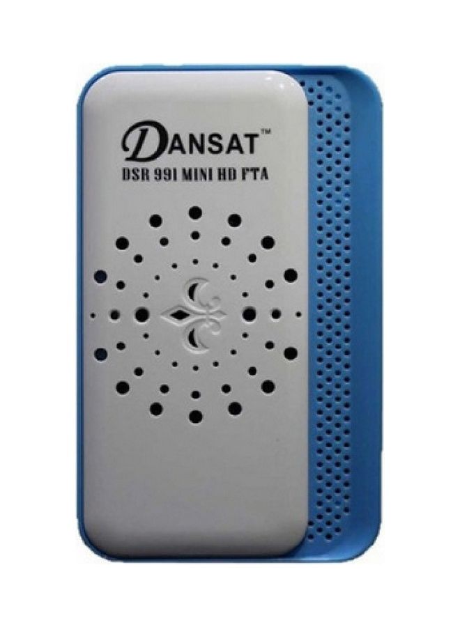 Dansat - Mini Satellite Receiver DSR-991 White/Blue - Image 1