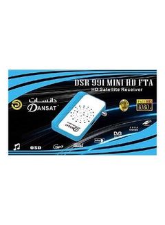 Dansat Mini Satellite Receiver DSR-991 White/Blue  - Image 3