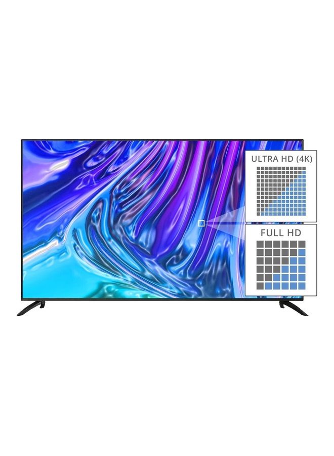 دانسات - تلفزيون ذكي أندرويد مقاس 55 بوصة بدقة فائقة الوضوح 4K مع حامل جداري أسود DTD55BU/DTD5522BU/DTD5521BU أسود DTD55BU/DTD5522BU/DTD5521BU - Image 1