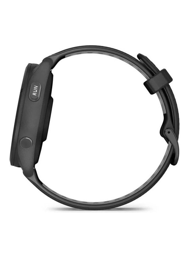 GARMIN - Forerunner 265 - 46MM - Up To 20 Hours Battery Life In GPS Mode - 1.3"inch Amoled Display, Scratch Resistant, Corning® Gorilla® Glass 3, Heart Rate Monitor, Stress Tracking, Save Music On Device, Advanced GPS and Running Features, Advanced Training Metrics and Recovery Insights, iOS and Android Compatible Black - Image 1