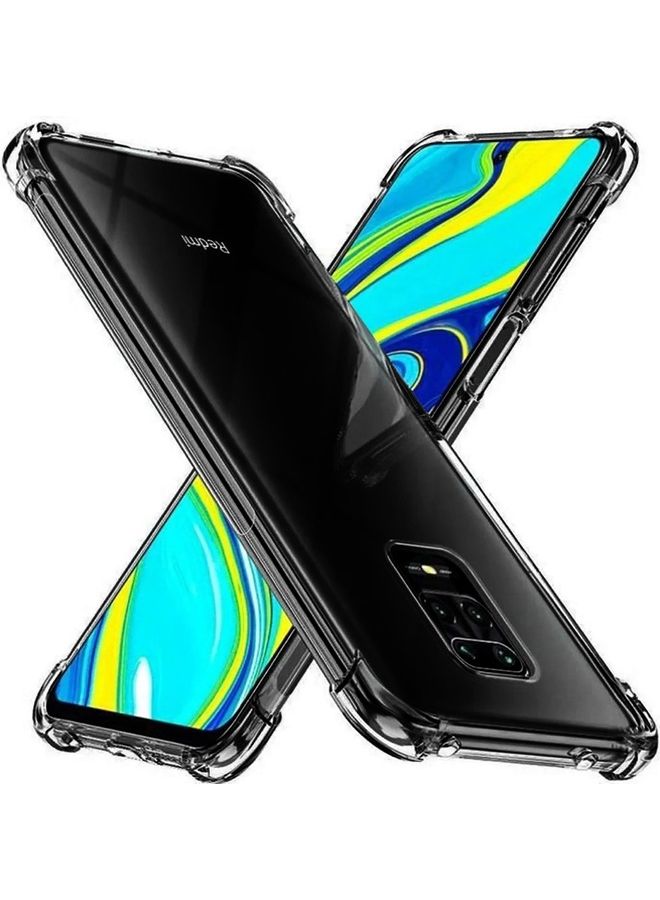 MARGOUN Xiaomi Redmi Note 9S Case Cover Clear Protective TPU Four Corners Cover Transparent Soft Case Clear - Image 1