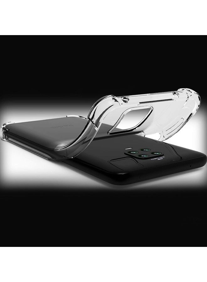 MARGOUN Xiaomi Redmi Note 9S Case Cover Clear Protective TPU Four Corners Cover Transparent Soft Case Clear - Image 3