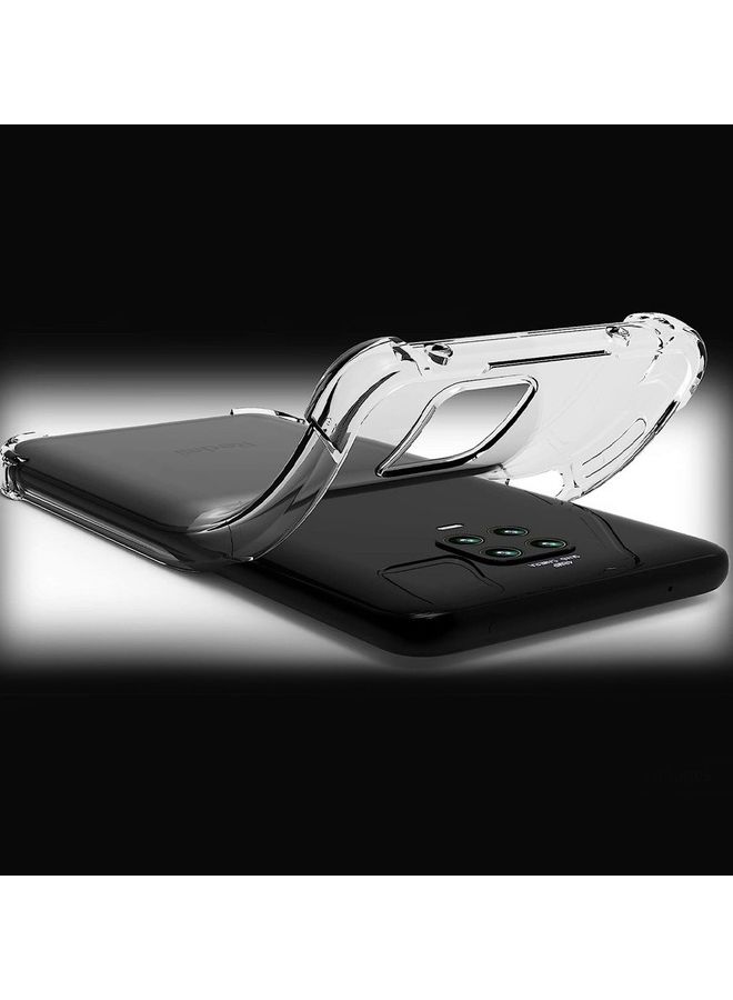 MARGOUN Xiaomi Redmi Note 9 Pro Max Case Cover Clear Protective TPU Four Corners Cover Transparent Soft Case Clear - Image 3