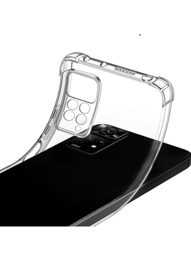 MARGOUN Xiaomi Redmi Note 11 Pro 5G Case Cover Clear Protective TPU Four Corners Cover Transparent Soft Case Clear - Image 3