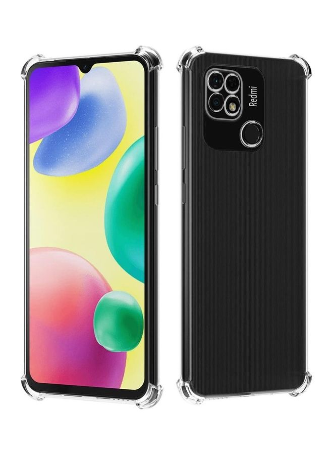 MARGOUN Xiaomi Redmi 10A Case Cover Clear Protective TPU Four Corners Cover Transparent Soft Case Clear - Image 1