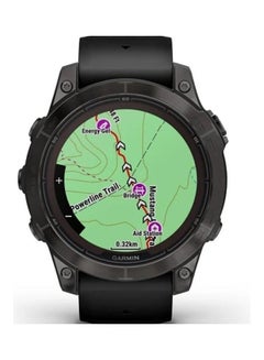 GARMIN Fenix 7 Pro - 47MM - Sapphire Solar Edition - Up To 22 Days In Battery Life - 1.3"inch Sunlight-Visible  Display, Scratch Resistant, Power Sapphire™, Heart Rate Monitor, All Day Stress Monitor, Power Glass Solar Charging Lens, Super Bright LED Flashlight, iOS and Android Compatible Black  - Image 4