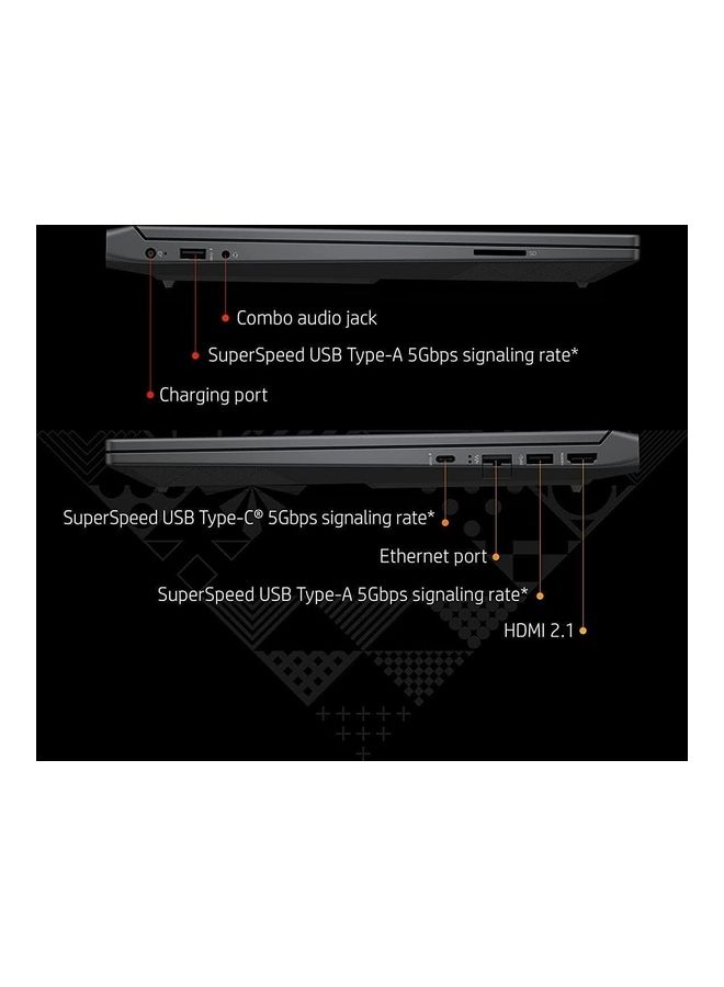 HP - Victus â€Ž15 Gaming (Upgraded Version) Laptop With 15.6-Inch Display, Core i5-12450H Processor/20GB RAM/1TB SSD/4GB Nvidia Geforce GTX 1650 Graphics/Windows 11 Home With Mouse Pad English Black - Image 1