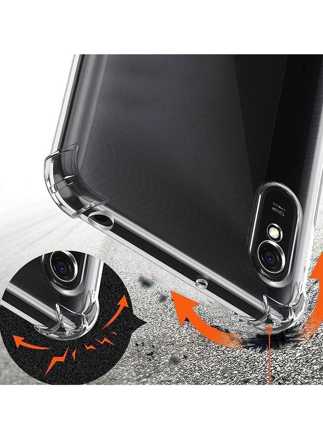 MARGOUN Xiaomi Redmi 9A Case Cover Clear Protective TPU Four Corners Cover Transparent Soft Case Clear - Image 2
