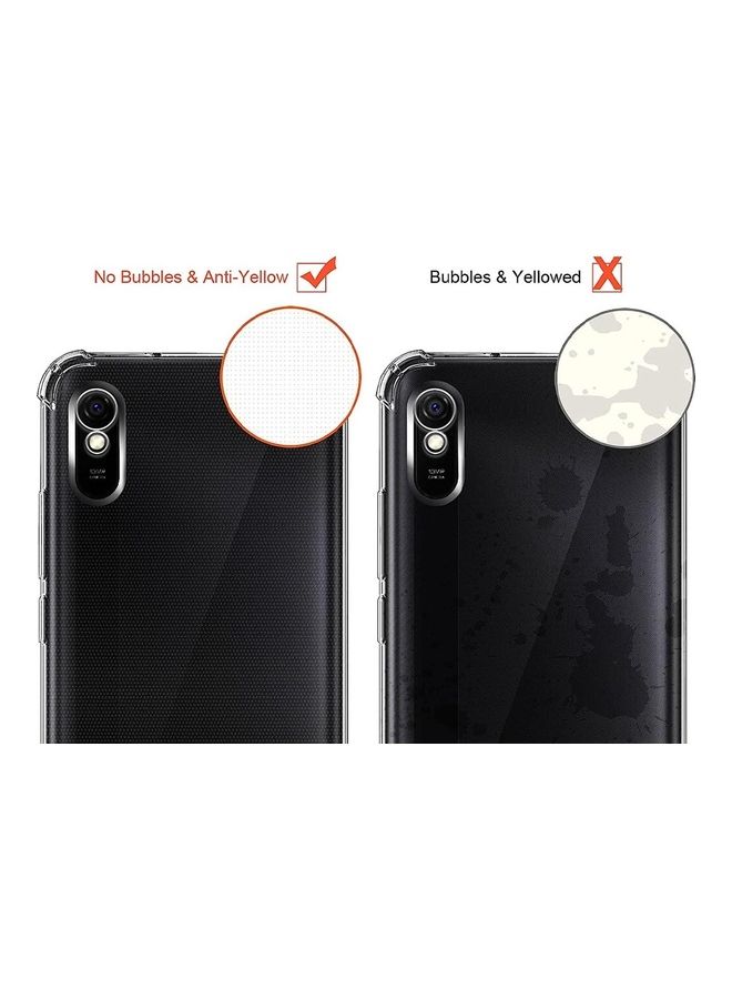 MARGOUN Xiaomi Redmi 9A Case Cover Clear Protective TPU Four Corners Cover Transparent Soft Case Clear - Image 4