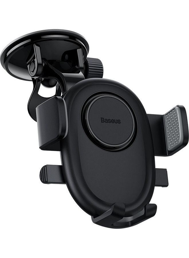 Baseus - Universal Phone Holder Mount for Car [2023 Upgraded Nano Vacuum Super Suction Cup] Dashboard/Windshield Car Mount for iPhone 15 Plus, 15 Pro/Max, 14 /13/12/11 Series, Samsung S23 All Phones And Cars Black - Image 1