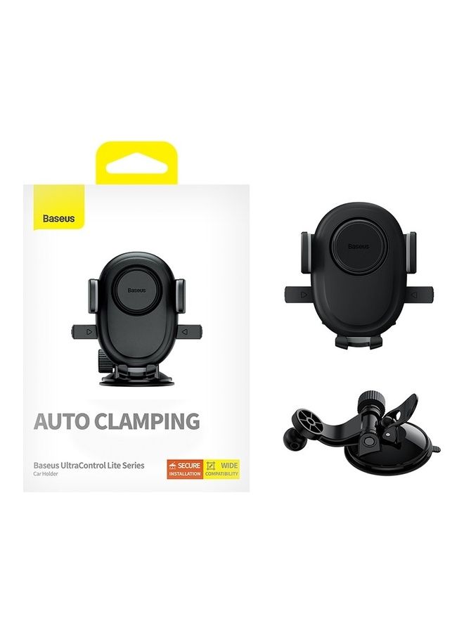 Baseus - Universal Phone Holder Mount for Car [2023 Upgraded Nano Vacuum Super Suction Cup] Dashboard/Windshield Car Mount for iPhone 15 Plus, 15 Pro/Max, 14 /13/12/11 Series, Samsung S23 All Phones And Cars Black - Image 1