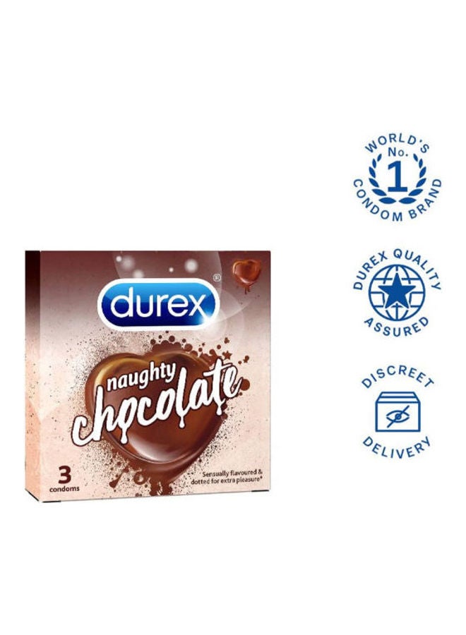 Durex - 3 Pieces Naughty Chocolate - Image 1