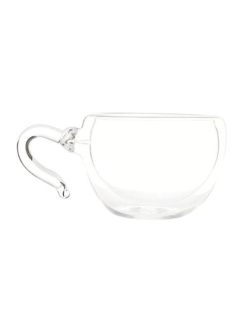 Double Glass Pyrex Coffee Mug Clear 100ml