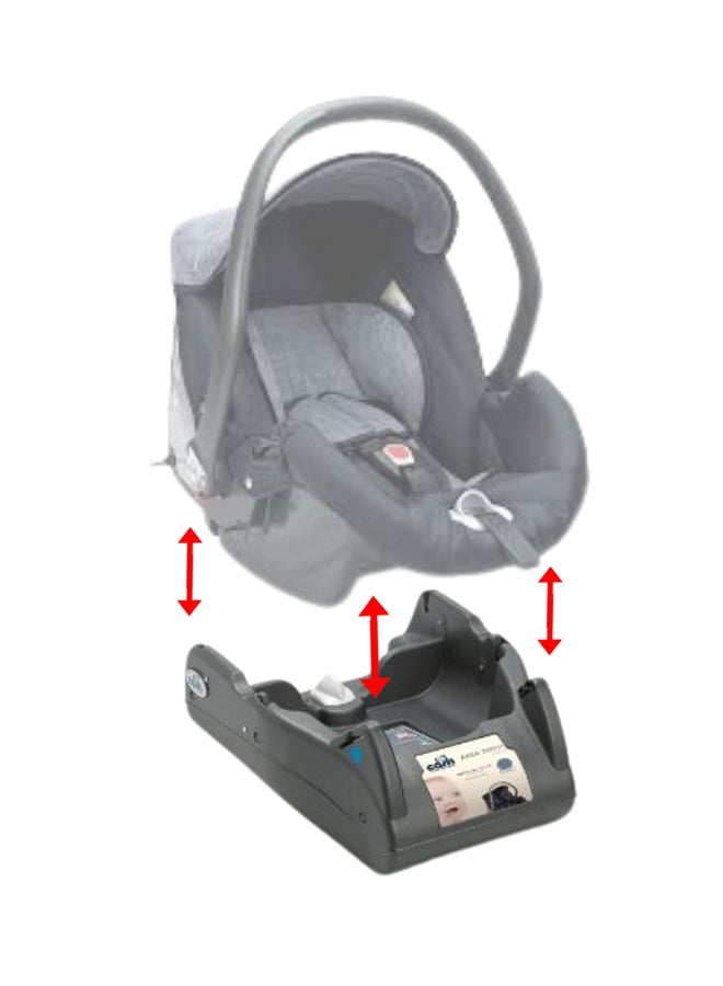 cam - Area Base Baby Car Seat Base, Vehicles Compatible Seats, Adjustable Support, Family Fix Base, Interactive Light - Grey - Image 1