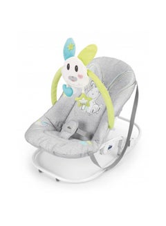 cam Portable Giocam Baby Infant Rocking, Bouncer, Sway Gentle Swaying Rocker, Support With Safety, Cradle, Adjustable 3-position Backrest, Soft Fabric Cover Form 0-9 Kg - Grey  - Image 3