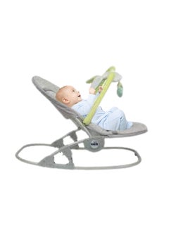 cam Portable Giocam Baby Infant Rocking, Bouncer, Sway Gentle Swaying Rocker, Support With Safety, Cradle, Adjustable 3-position Backrest, Soft Fabric Cover Form 0-9 Kg - Grey  - Image 4