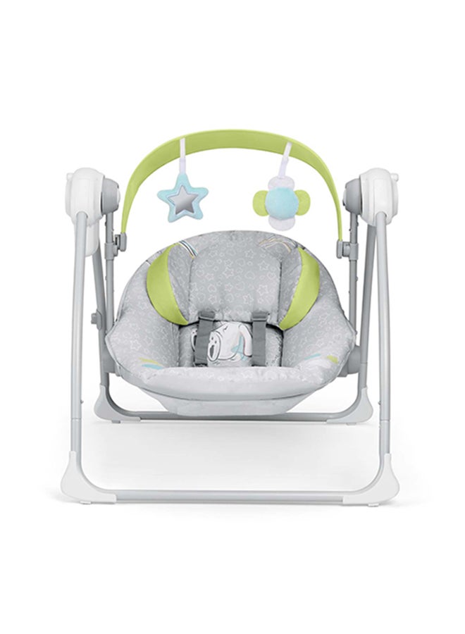 cam - Portable Sonnolento Baby Infant Swing, Sway Gentle Swaying, Rocker, Rocking With Support And Safety, Cradle, 0-9 Kg - Grey - Image 1