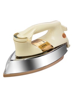 Majesty 1000W Heavy Duty Dry Iron with Non-Stick Soleplate & Anti-Bacterial German Coating | Cool-Touch Handle, Overheat Protection | Effortless for Cotton Sarees & Heavy Fabrics 1000 W DHX 9 White
