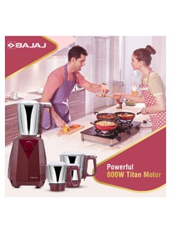 Bajaj Juvel Mixer Grinder 800.0 W 410554 Maroon  - Image 4