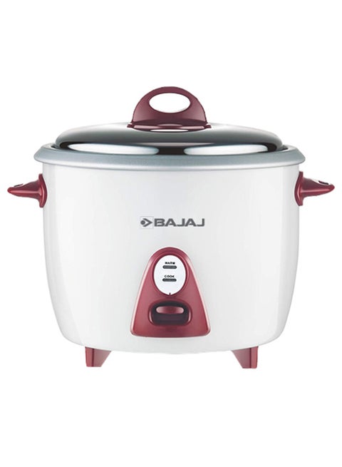 Majesty New Rcx 3 With Keep Warm Function Rice Cooker 1.5 L 350 W 680012 White/Maroon