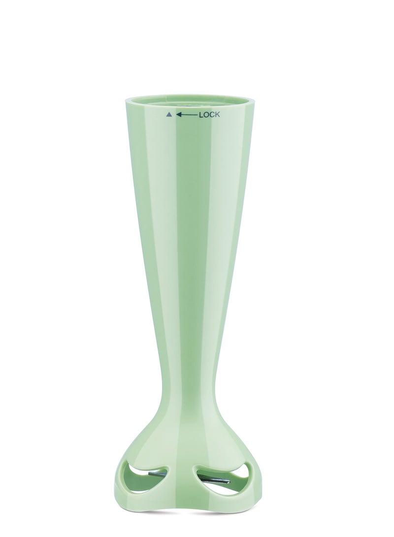 Bajaj - 300W Hand Blender with Fixed Multipurpose Blade for Hassle-Free Blending, Detachable ABS Stem, Ergonomic Push Button, Penta Flow Breaker System | Efficient & Durable Design HB 20 Green - Image 1