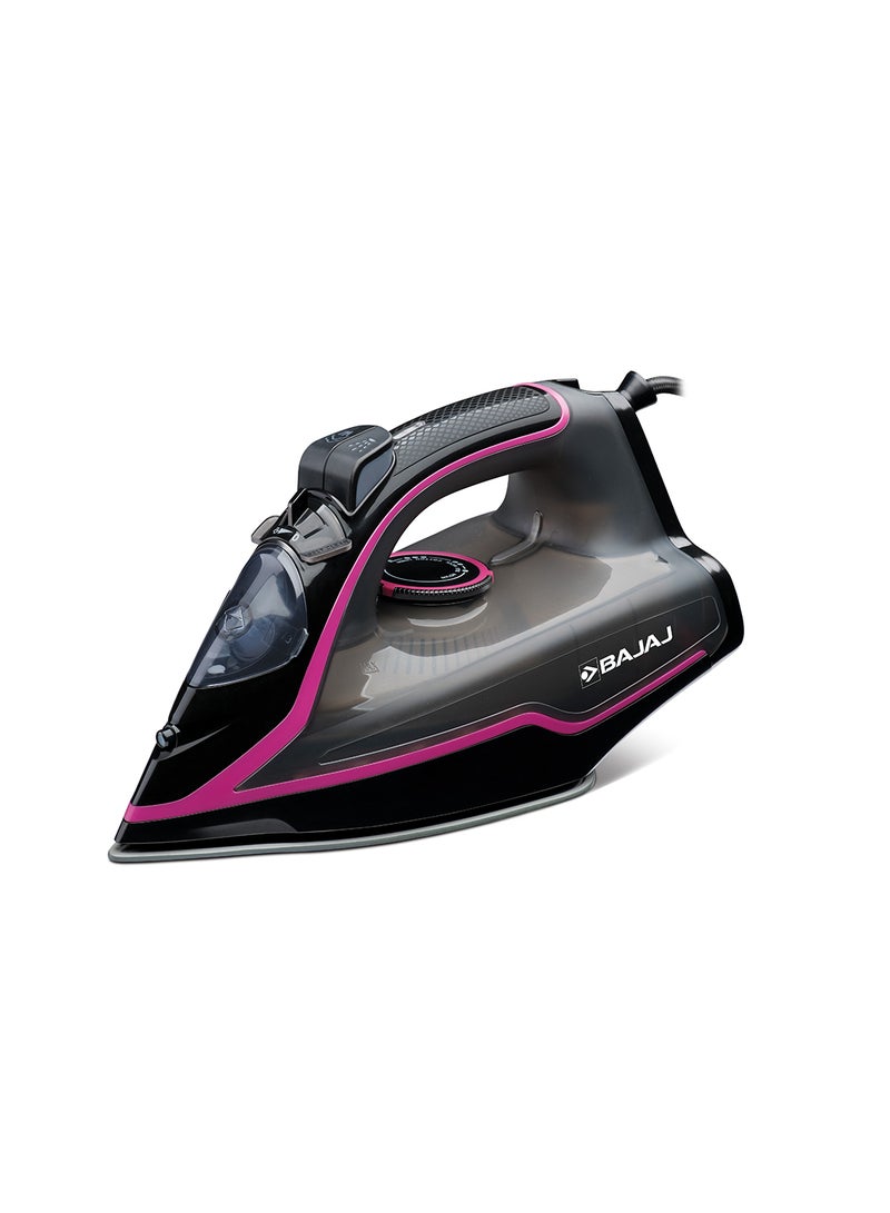 Bajaj - 2000W Steam Iron with Steam Burst, Anti-Drip & Anti-Scale Technology | Non-Stick Soleplate, Variable Steam Output, Vertical & Horizontal Ironing | Durable & Efficient Design 210 ml 2000 W MX 35N Black - Image 1