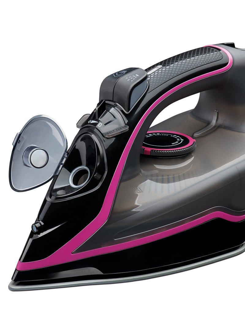 Bajaj - 2000W Steam Iron with Steam Burst, Anti-Drip & Anti-Scale Technology | Non-Stick Soleplate, Variable Steam Output, Vertical & Horizontal Ironing | Durable & Efficient Design 210 ml 2000 W MX 35N Black - Image 1