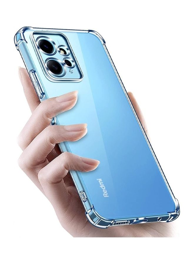 MARGOUN Xiaomi Redmi Note 12 4G Case Cover Clear Protective TPU Four Corners Cover Transparent Soft Case Clear - Image 4