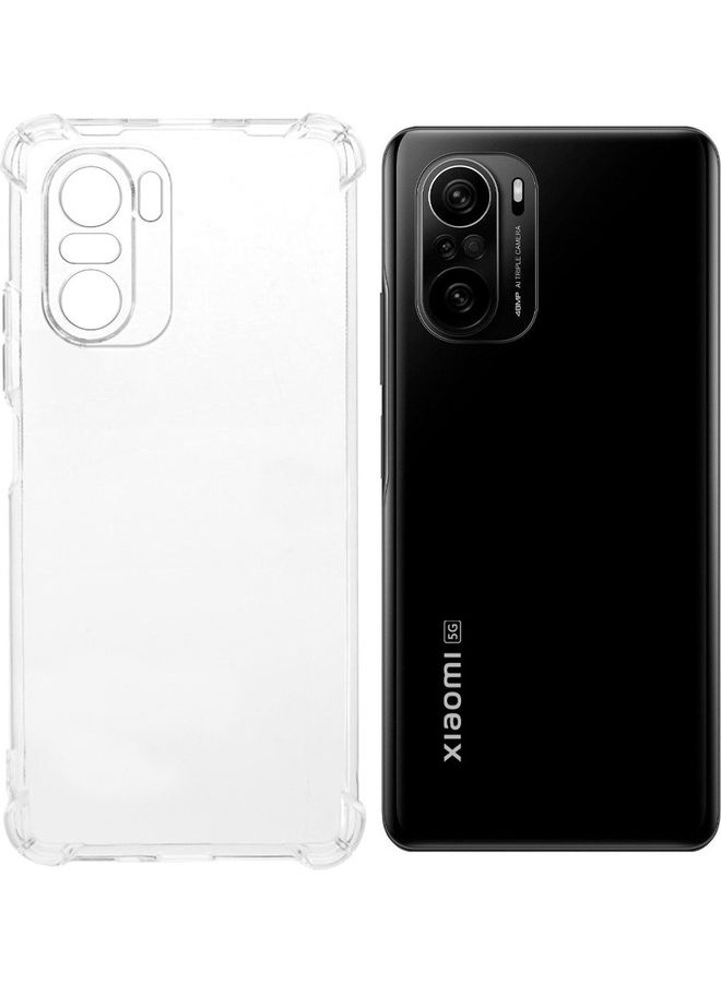 MARGOUN Xiaomi Mi 11i Case Cover Clear Protective TPU Four Corners Cover Transparent Soft Case Clear - Image 1