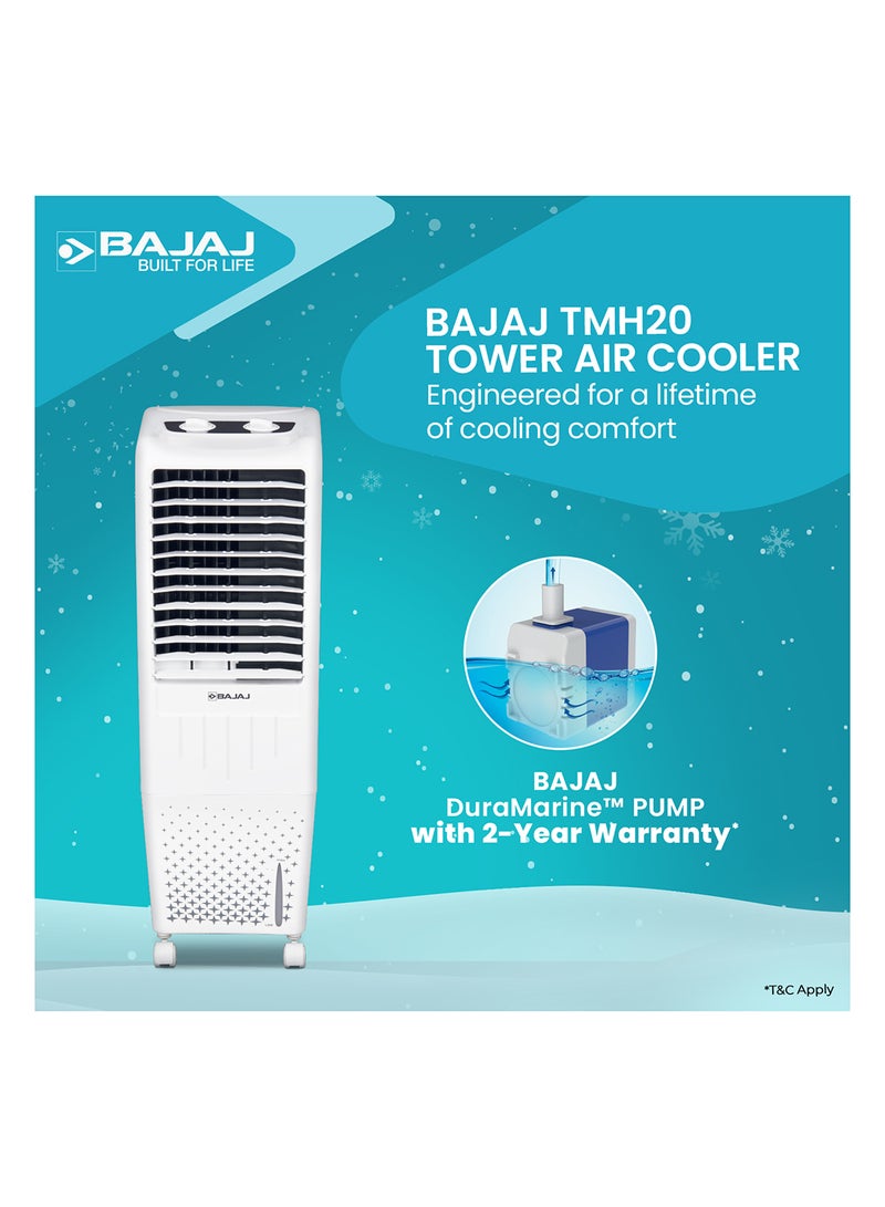 Bajaj - TMH 36 Air Cooler and Basically this is Bajaj TMH20 Air Cooler and the Image is also that of Bajaj TMH20 Air Cooler,, Kindly change the Product name into Bajaj TMH20 Air Cooler 20L-White 480119 White - Image 1