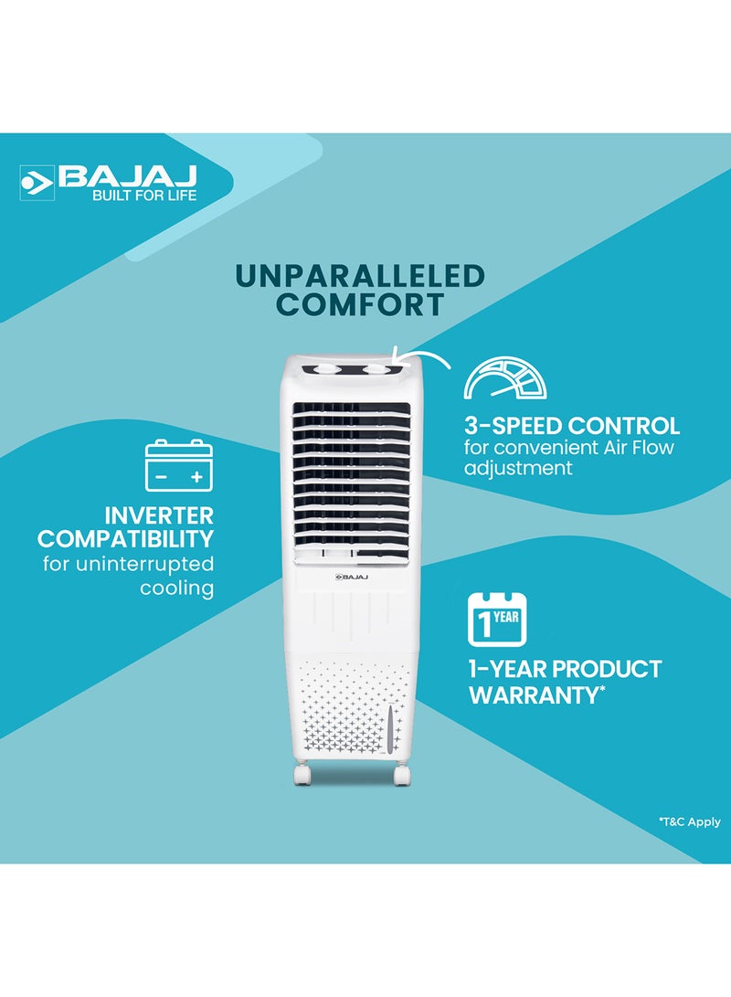 Bajaj - TMH 36 Air Cooler and Basically this is Bajaj TMH20 Air Cooler and the Image is also that of Bajaj TMH20 Air Cooler,, Kindly change the Product name into Bajaj TMH20 Air Cooler 20L-White 480119 White - Image 1