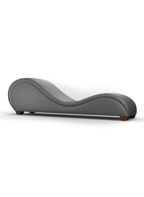 Romantic Chaise Longue Luxury And Romantic Design Sofa With Bed Mode Solid Pattern Of Velvet Fabric Grey 180x80x50cm