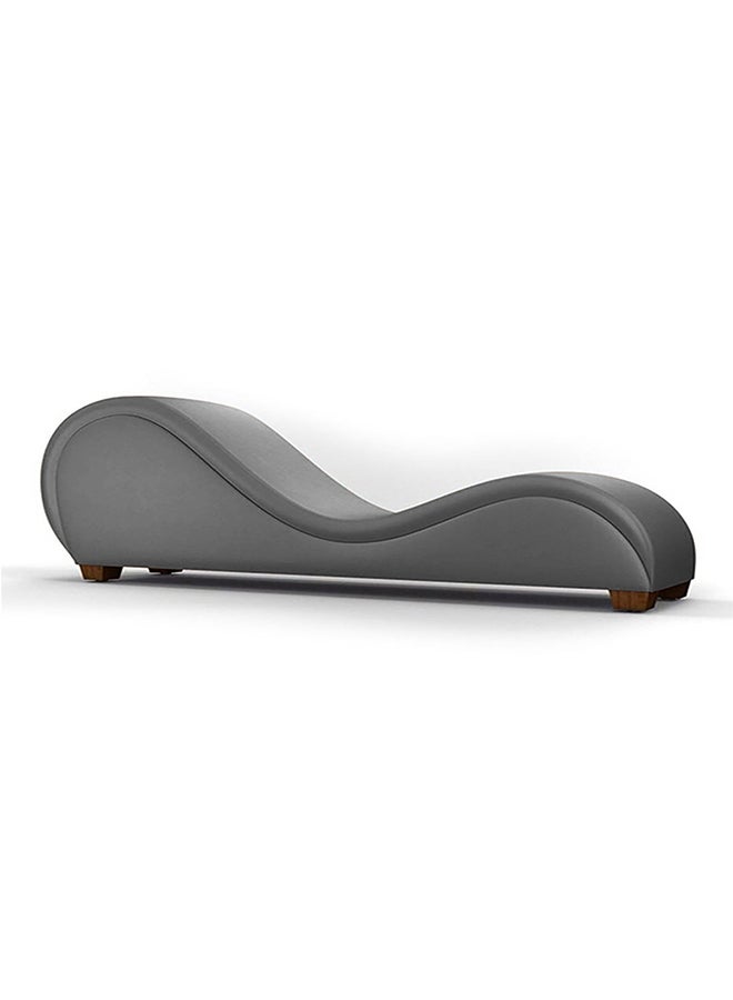 Romantic Chaise Longue Luxury And Romantic Design Sofa With Bed Mode Solid Pattern Of Velvet Fabric Grey 180x80x50cm