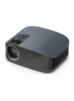 Wownect LED 300ANSI Lumens Screen Size Up to 200 Inch Native Resolution 1080P 30000 Hours Lamp Life Full HD Portable Home Theater Video Outdoor Projectors PROJ-WO-74-B Black  - Image 1