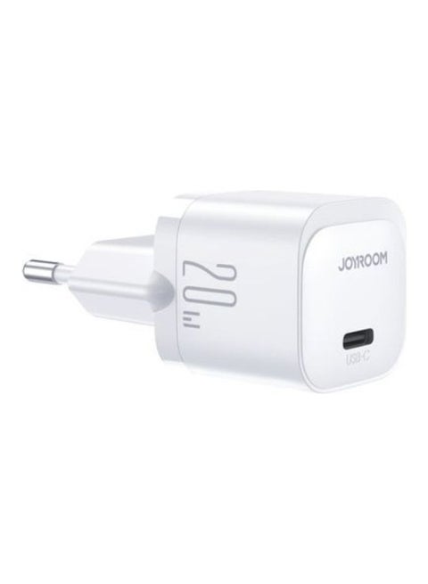 JOYROOM JR-TCF02 PD 20W Nano Mini Charger white