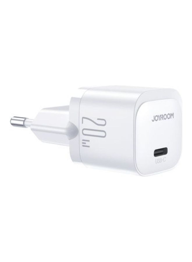 JOYROOM - JOYROOM JR-TCF02 PD 20W Nano Mini Charger white - Image 1