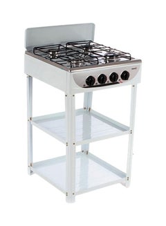 KRAWN Gas Stove 4 Burners With Stands KW-38041 Multicolour 