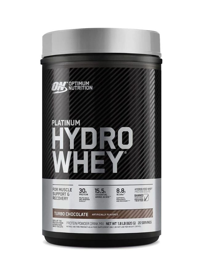 Platinum HydroWhey Turbo Chocolate 1.8 Lbs 820 Gram 