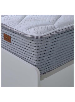 DANUBE HOME Nature Latex with Pocket Spring Single Mattress Medium Firm Feel White 200x120x25cmcm  - Image 1