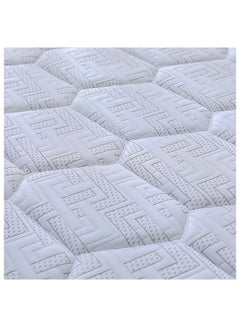 DANUBE HOME Nature Latex with Pocket Spring Single Mattress Medium Firm Feel White 200x120x25cmcm  - Image 2