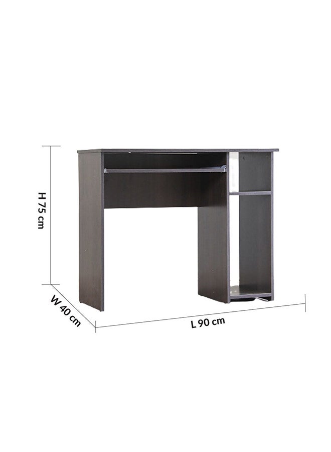 DANUBE HOME Amity Office Table Dark Brown 40x90x74.5cm - Image 5