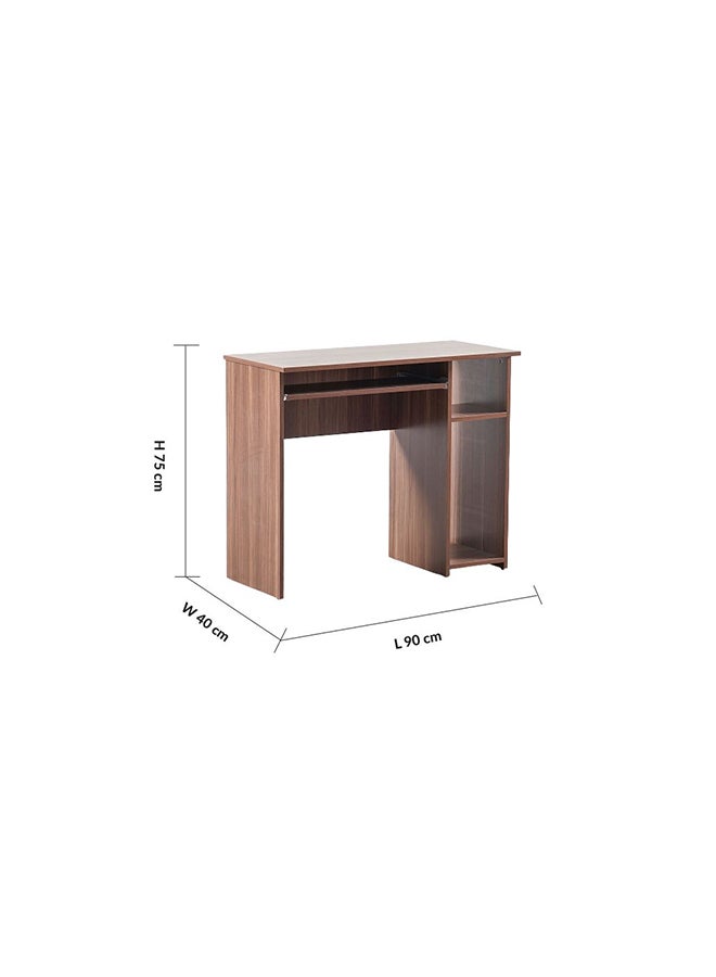 DANUBE HOME - Amity Office Table, Wood Brown 40x90x74.5cm - Image 1