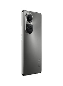 أوبو هاتف Reno 10 Pro، يدعم شبكة الجيل الخامس، ثنائي الشريحة، باللون الرمادي الفضي، وذاكرة الوصول العشوائي (RAM) سعة 12 جيجابايت، وسعة 256 جيجابايت - إصدار الشرق الأوسط  - Image 4
