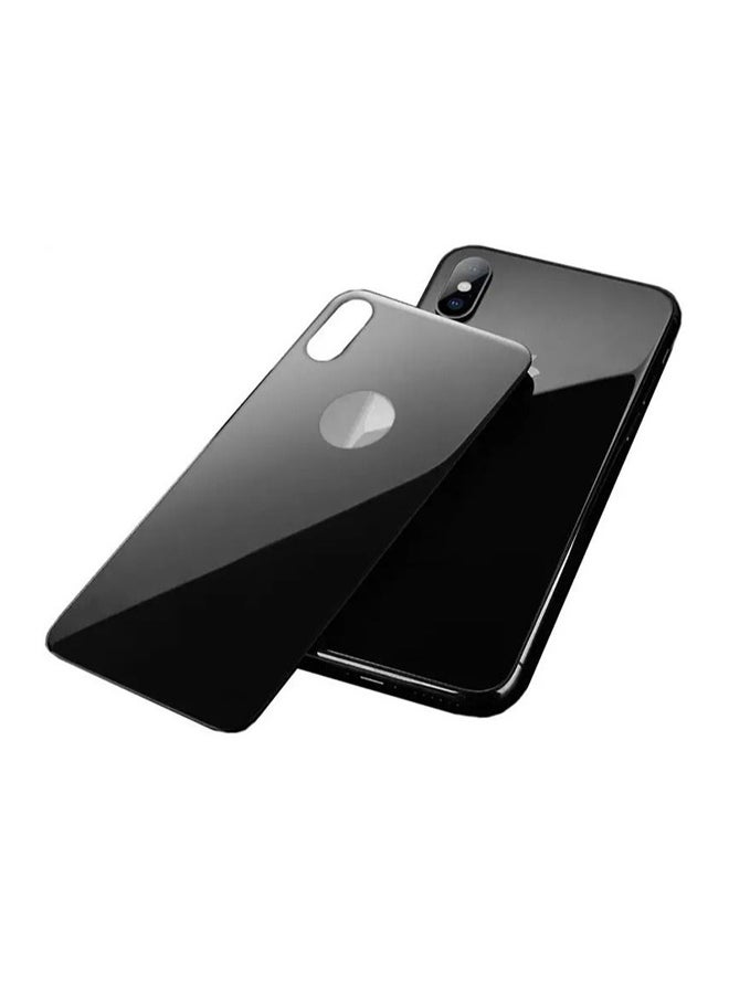 Generic - Replacement Back Glass Panel For Apple iPhone X Black - Image 1